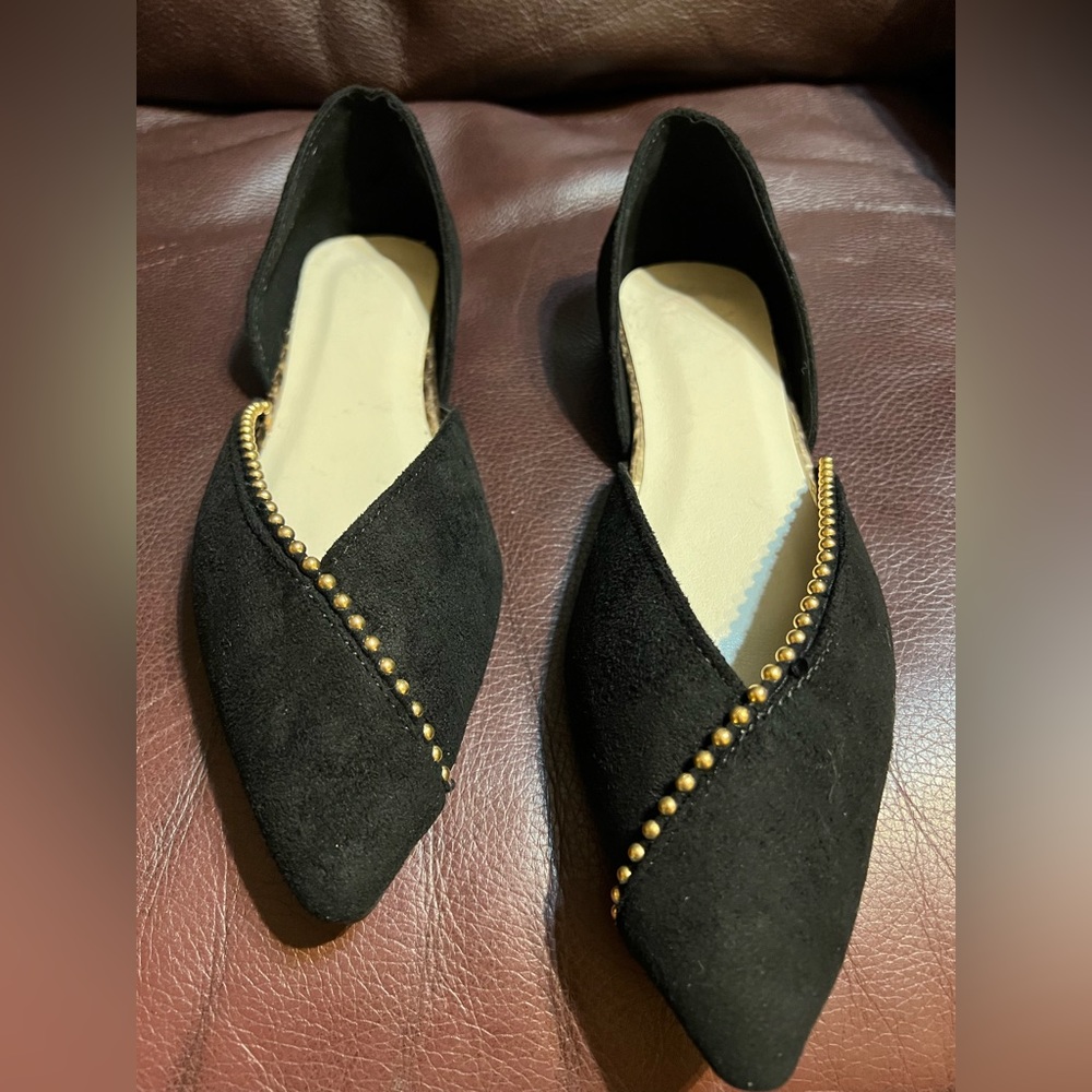 NWOT Women’s D’orsay Pointy Toe Flat 8.5 - Picture 2 of 6